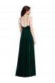 Affordable Stretch Velvet Dark Green A-Line Halter Neck Long Maxi Evening Dress UK