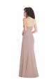 Affordable Stretch Crepe Dusty Pink Mermaid Sweetheart Long Evening Dresses UK