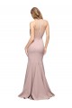 Affordable Stretch Crepe Dusty Pink Sheath Sweetheart Sweep Train Evening Dress UK