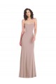 Affordable Stretch Crepe Dusty Pink Mermaid Sweetheart Long Evening Dresses UK